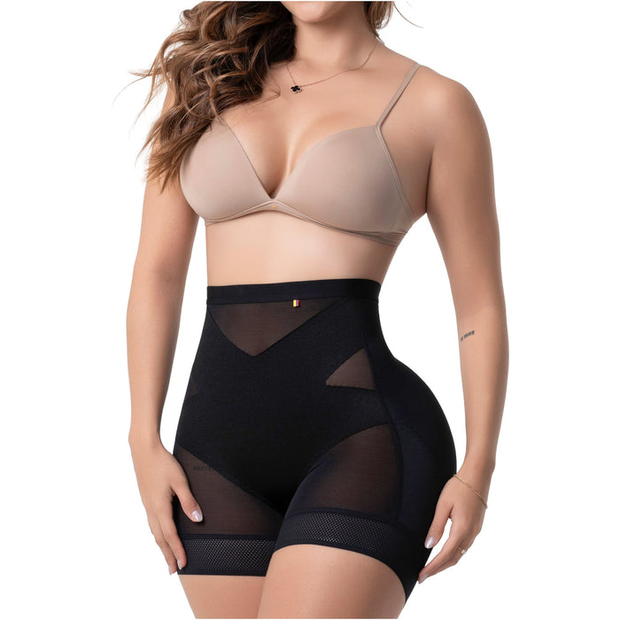 Fajas Salomé TC02C5 Pull - Up Shaper Shorts – Seamless High Compression & Glute Lift - Colombian Shapewear | Siluets