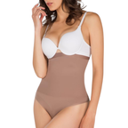 Siluet 1T2355 – Silicone-Lined High-Waisted Shaper Thong | Seamless Tummy Control