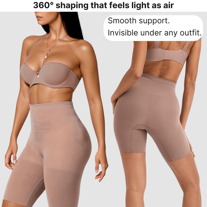 Siluet 1T6045 – High - Waist Shaper Shorts | Tummy Control & Butt Lifting Design - Colombian Shapewear | Siluets
