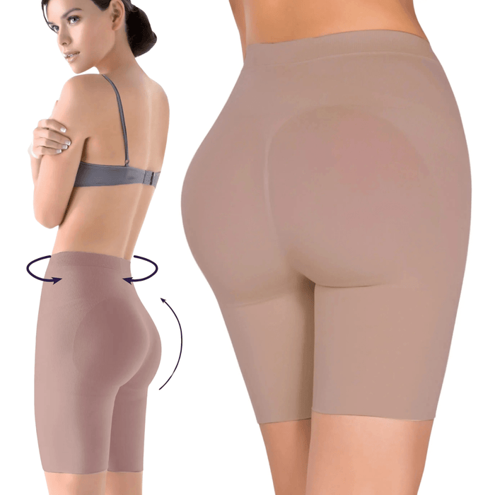 Siluet 1T6045 – High - Waist Shaper Shorts | Tummy Control & Butt Lifting Design - Colombian Shapewear | Siluets