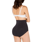 Siluet 1T6089 – Anti - Cellulite Seamless High - Waisted Shaper Briefs | Tummy Control & Smooth Silhouette - Colombian Shapewear | Siluets