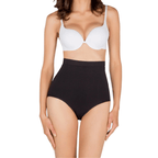 Siluet 1T6089 – Anti - Cellulite Seamless High - Waisted Shaper Briefs | Tummy Control & Smooth Silhouette - Colombian Shapewear | Siluets