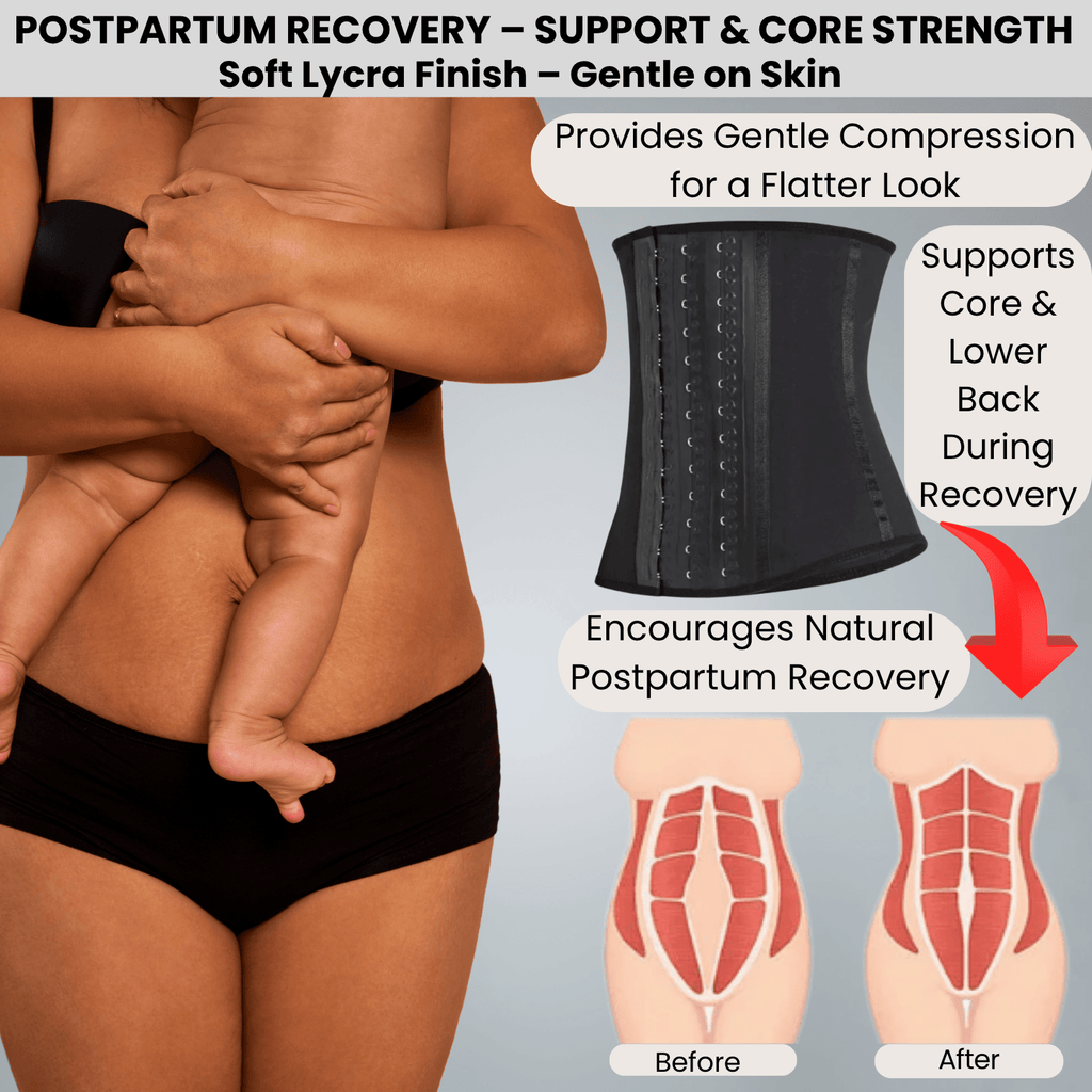 High - Compression Waist Cincher With Double Lining and 100% Natural Latex - Colombian Shapewear | Siluets