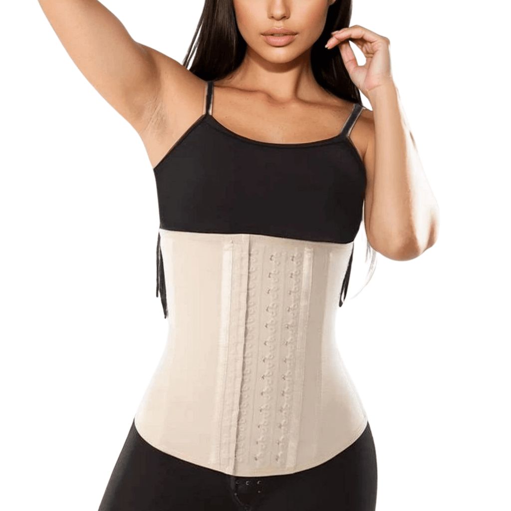 High - Compression Waist Cincher With Double Lining and 100% Natural Latex - Colombian Shapewear | Siluets