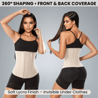 High - Compression Waist Cincher With Double Lining and 100% Natural Latex - Colombian Shapewear | Siluets
