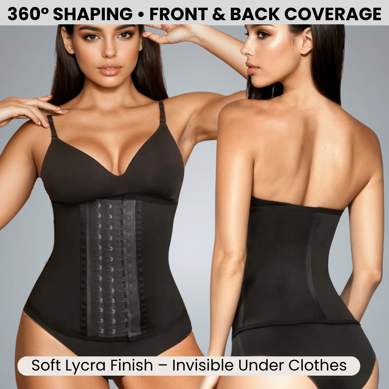 High - Compression Waist Cincher With Double Lining and 100% Natural Latex - Colombian Shapewear | Siluets