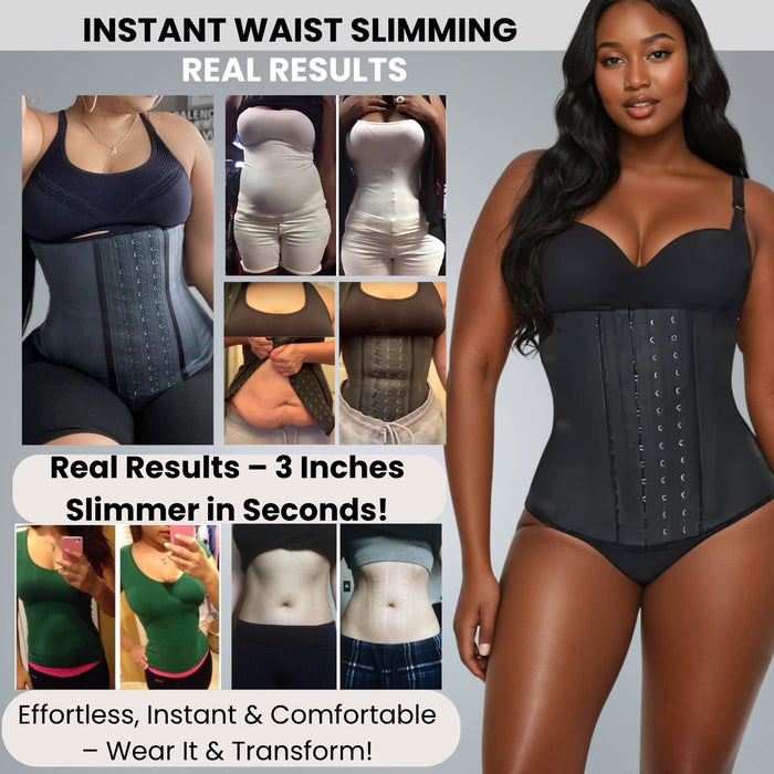 Siluet F20N / F21 Colombian Latex Waist Trainer – 3 Hook Corset - Colombian Shapewear | Siluets