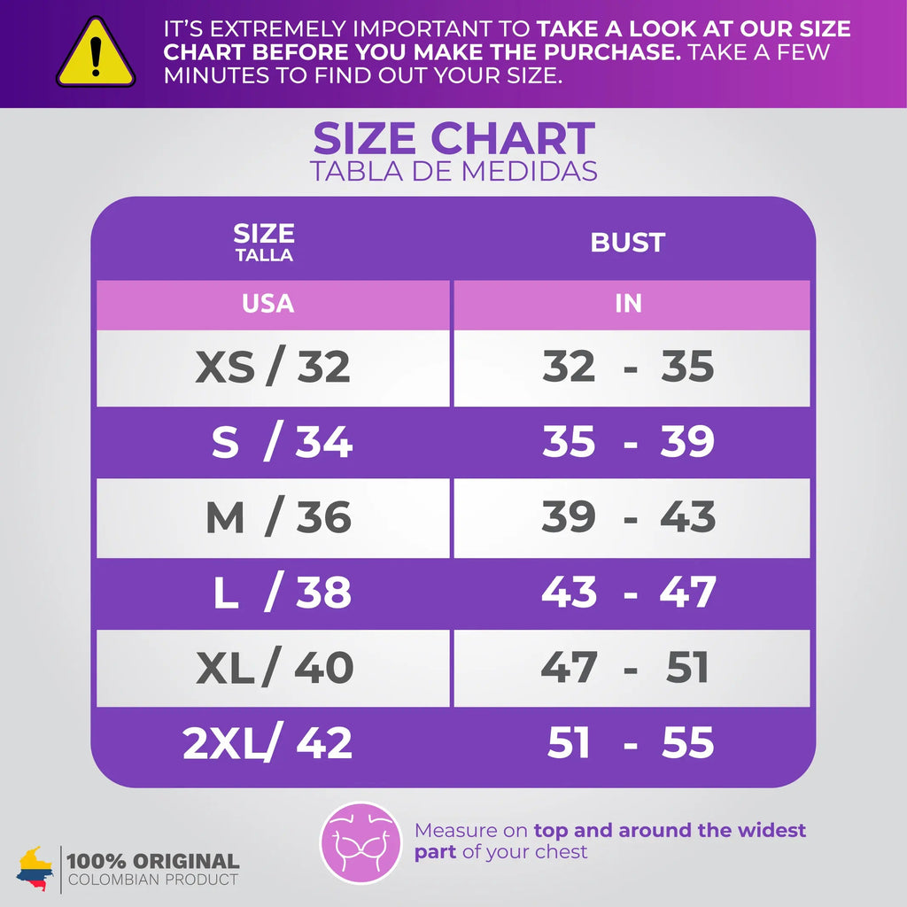 Snatched DC02L4 – Post - Mastectomy Compression Bra | Front Closure - Colombian Shapewear | Siluets