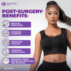 Snatched DC02L4 – Post - Mastectomy Compression Bra | Front Closure - Colombian Shapewear | Siluets