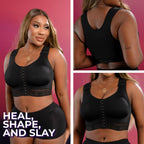 Snatched DC02L4 – Post - Mastectomy Compression Bra | Front Closure - Colombian Shapewear | Siluets