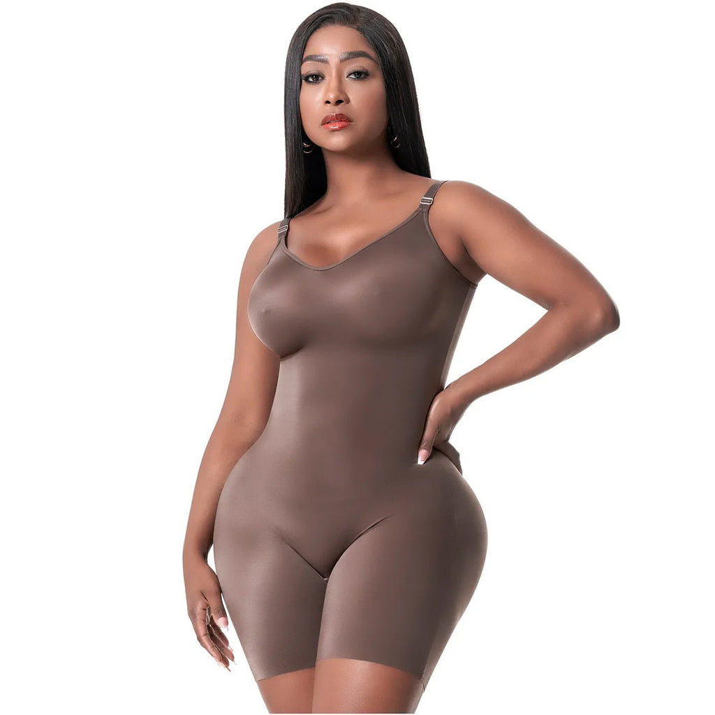 Snatched DQ01L3 – Colombian Bodysuit | Tummy Control & Built - In Bra - Colombian Shapewear | Siluets