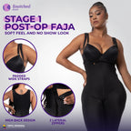 Snatched DQ02L4 – Stage 1 Colombian Post - Surgery Faja for Guitar Body Shapes - Colombian Shapewear | Siluets