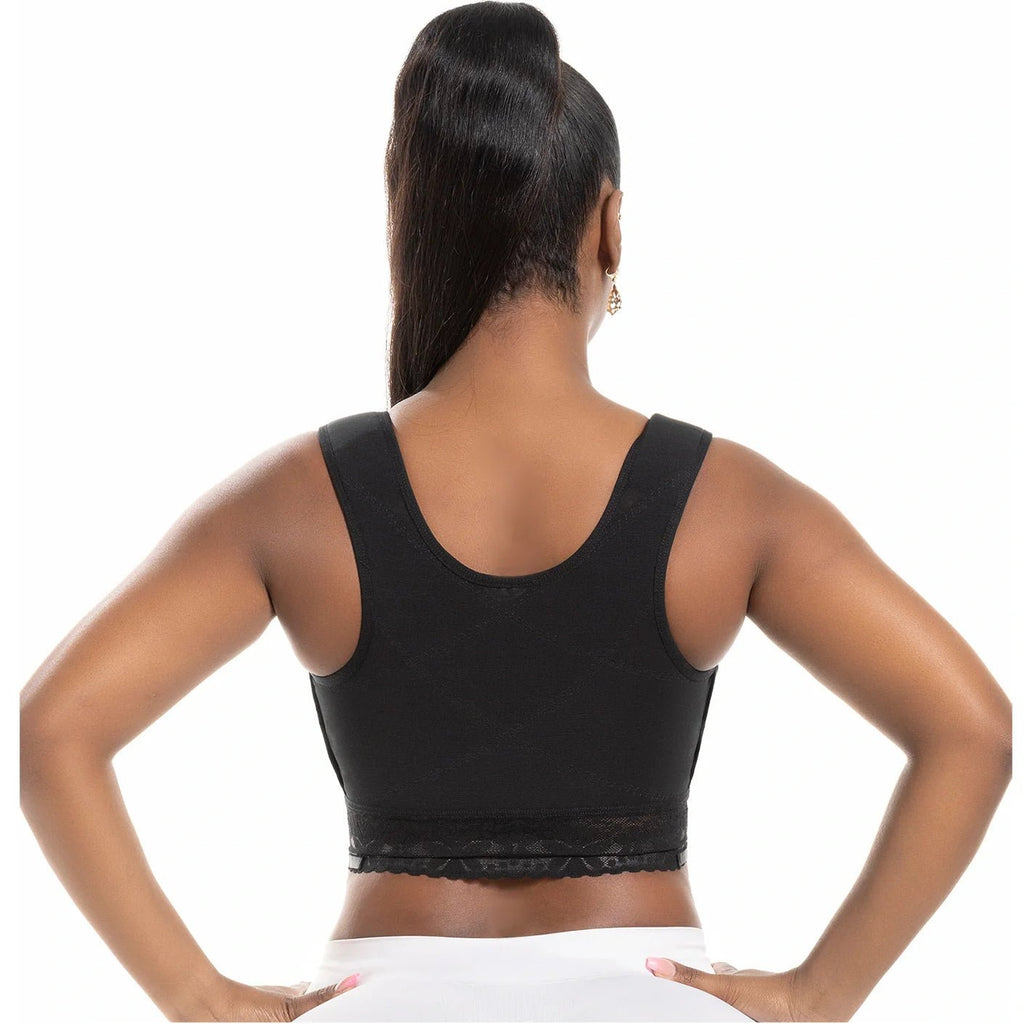 Snatched DC02L4 – Post - Mastectomy Compression Bra | Front Closure - Colombian Shapewear | Siluets