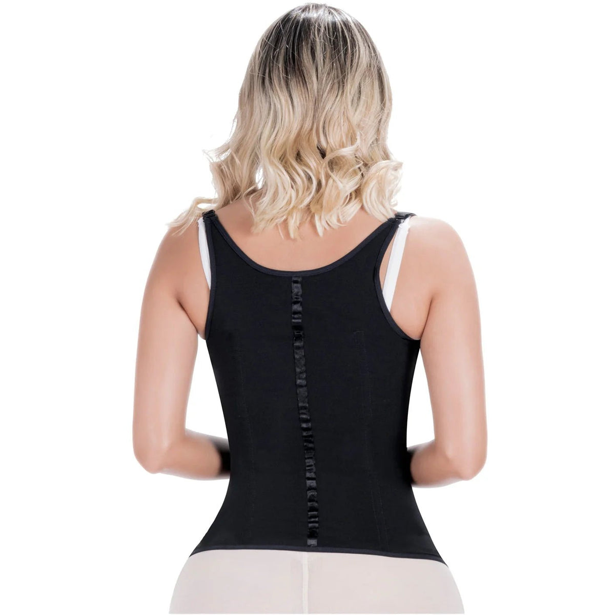 Sonryse 024ZF Colombian Shapewear Vest – High Compression Open Bust Tummy Control Girdle with Adjustable Straps | Daily Use Powernet Shaper - Colombian Shapewear | Siluets