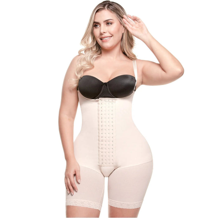 SONRYSE 047BF | Postpartum Post Surgery Compression Garment | Tummy Control Butt Lifter Body Shaper | Daily Use Open Bust Shapewear | Powernet - Colombian Shapewear | Siluets