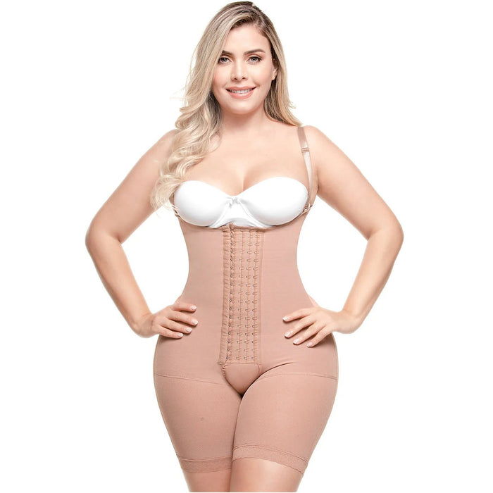 SONRYSE 047BF | Postpartum Post Surgery Compression Garment | Tummy Control Butt Lifter Body Shaper | Daily Use Open Bust Shapewear | Powernet - Colombian Shapewear | Siluets