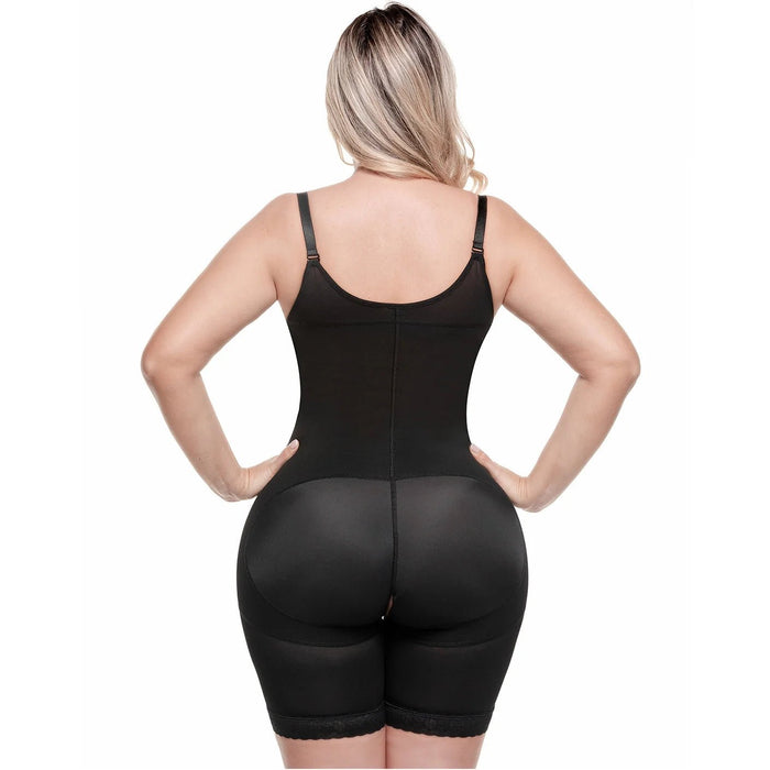SONRYSE 047BF | Postpartum Post Surgery Compression Garment | Tummy Control Butt Lifter Body Shaper | Daily Use Open Bust Shapewear | Powernet - Colombian Shapewear | Siluets