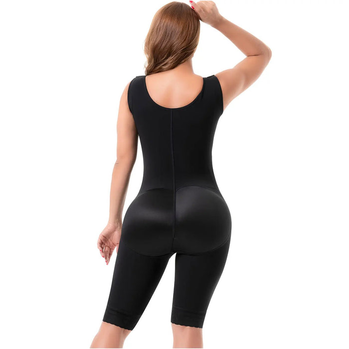 SONRYSE 052 | Colombian Full Body Shaper for Post Surgery with Built - in Bra | Butt Lifting Effect and Tummy Control | Powernet - Colombian Shapewear | Siluets