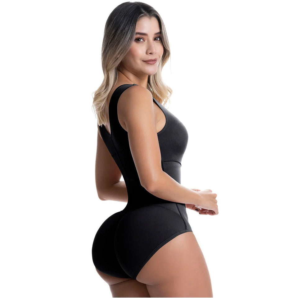 SONRYSE 055ZF | Panty Bodysuit Shapewear with Built - in Bra | Postpartum and Daily Use | Powernet - Colombian Shapewear | Siluets