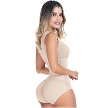 SONRYSE 056BF | Panty Bodysuit Shapewear with Built - in Bra | Postpartum and Daily Use | Powernet - Colombian Shapewear | Siluets