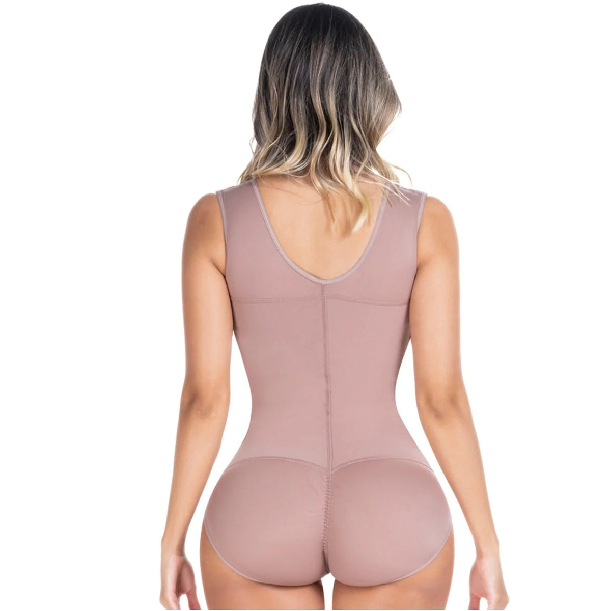 SONRYSE 056BF | Panty Bodysuit Shapewear with Built - in Bra | Postpartum and Daily Use | Powernet - Colombian Shapewear | Siluets