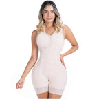 Sonryse 058BF Colombian Postpartum & Post - Surgery Stage 2 Faja – High Compression Full Body Shaper with Built - in Bra & Butt Lift | Powernet - Colombian Shapewear | Siluets