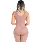 Sonryse 058BF Colombian Postpartum & Post-Surgery Stage 2 Faja – High Compression Full Body Shaper with Built-in Bra & Butt Lift | Powernet
