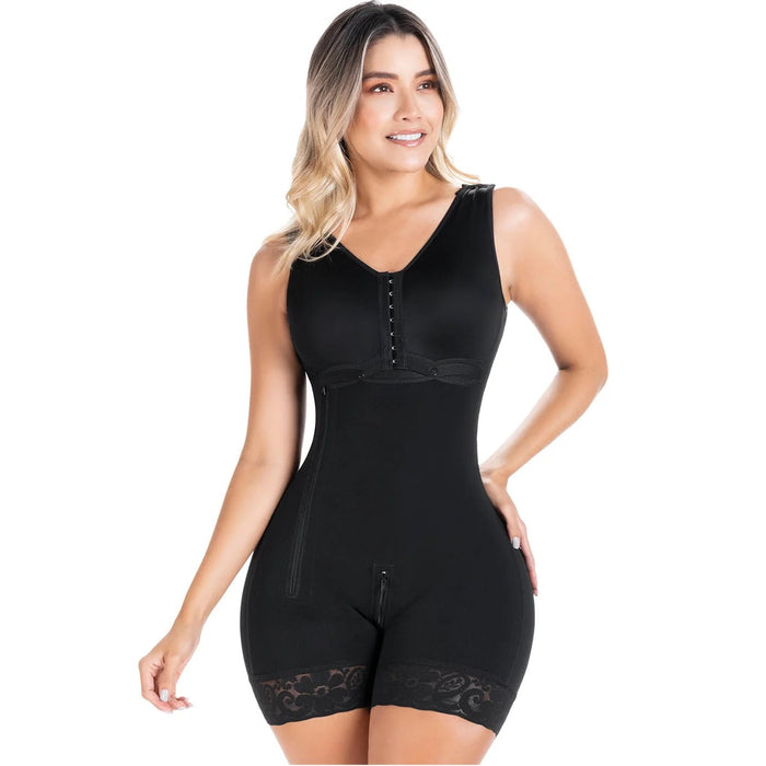 Sonryse 058BF Colombian Postpartum & Post - Surgery Stage 2 Faja – High Compression Full Body Shaper with Built - in Bra & Butt Lift | Powernet - Colombian Shapewear | Siluets