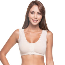 SONRYSE 065BF | Front Closure Postsurgical Bra | High Compression Cotton - Colombian Shapewear | Siluets