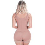 Sonryse 068BF Colombian Postpartum & Post - Surgery Faja – High Compression Tummy Control Bodysuit with Open Bust & Butt Lift | Powernet Shapewear - Colombian Shapewear | Siluets
