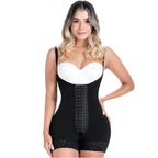 Sonryse 068BF Colombian Postpartum & Post - Surgery Faja – High Compression Tummy Control Bodysuit with Open Bust & Butt Lift | Powernet Shapewear - Colombian Shapewear | Siluets