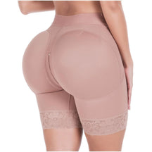 Sonryse 070ZF Colombian Butt Lifting Shapewear Shorts – High Compression Tummy Control Powernet Faja | Daily Use Slimming Shorts for Women - Colombian Shapewear | Siluets