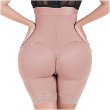 Sonryse 072BF Colombian Butt Lifting Shapewear Shorts – High Waist Powernet Tummy Control Faja | Strapless Compression Shorts for Daily Use - Colombian Shapewear | Siluets
