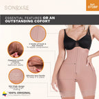 Sonryse 072BF Colombian Butt Lifting Shapewear Shorts – High Waist Powernet Tummy Control Faja | Strapless Compression Shorts for Daily Use