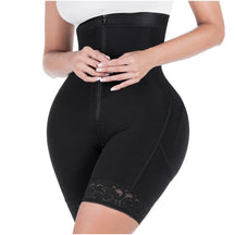SONRYSE 073ZF | Fajas Colombianas High Waisted Shapewear Shorts | Daily Use Butt Lifting Garment | Powernet - Colombian Shapewear | Siluets