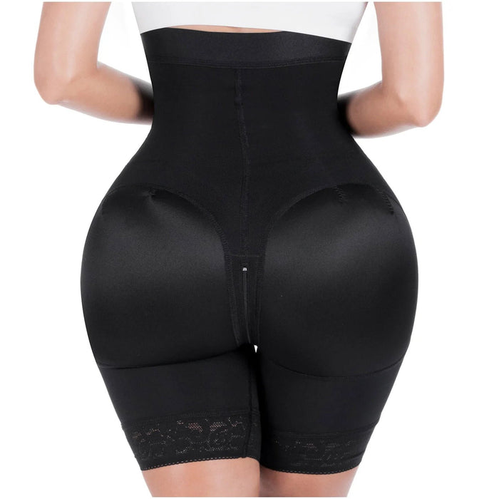 SONRYSE 073ZF | Fajas Colombianas High Waisted Shapewear Shorts | Daily Use Butt Lifting Garment | Powernet - Colombian Shapewear | Siluets