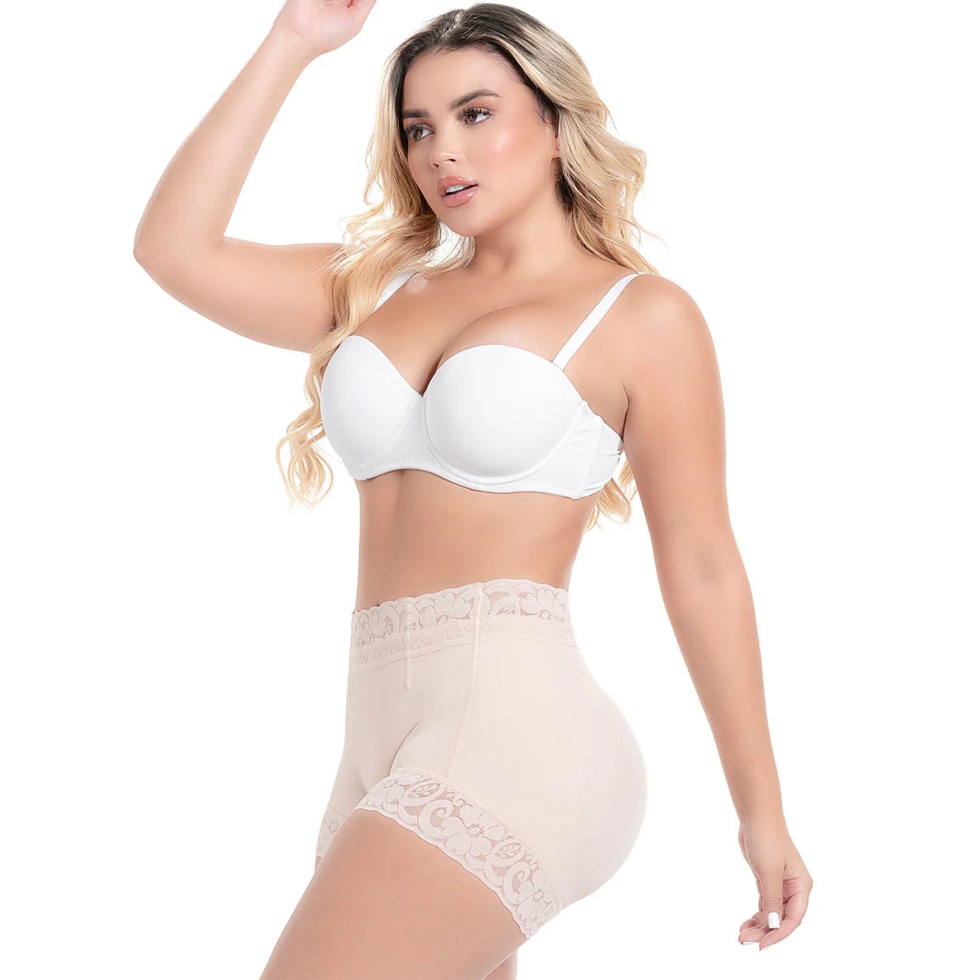 Sonryse 074NC Booty Lifting Colombian Shapewear Shorts | Women’s Tummy Control Faja - Colombian Shapewear | Siluets