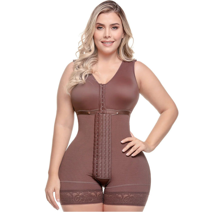 Sonryse 086 Post - Lipo Body Shaper with Bra – Short Body Compression - Colombian Shapewear | Siluets