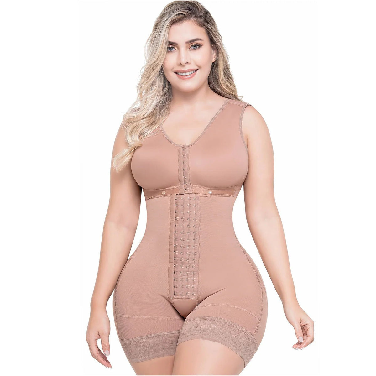 Sonryse 086 Post - Lipo Body Shaper with Bra – Short Body Compression - Colombian Shapewear | Siluets