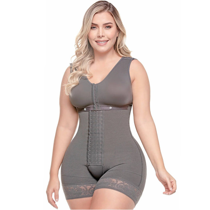 Sonryse 086 Post - Lipo Body Shaper with Bra – Short Body Compression - Colombian Shapewear | Siluets