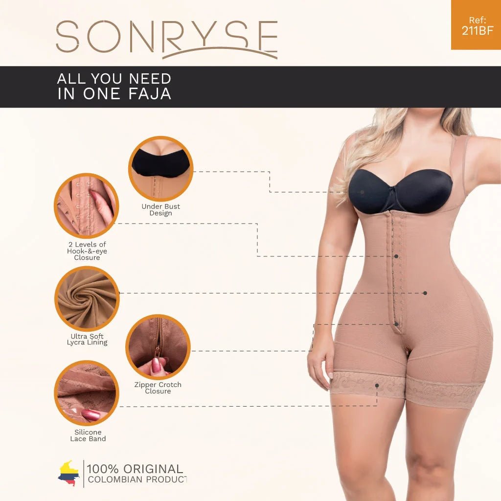Sonryse 211 Extra Firm Shapewear for Women – Full Body Control - Colombian Shapewear | Siluets