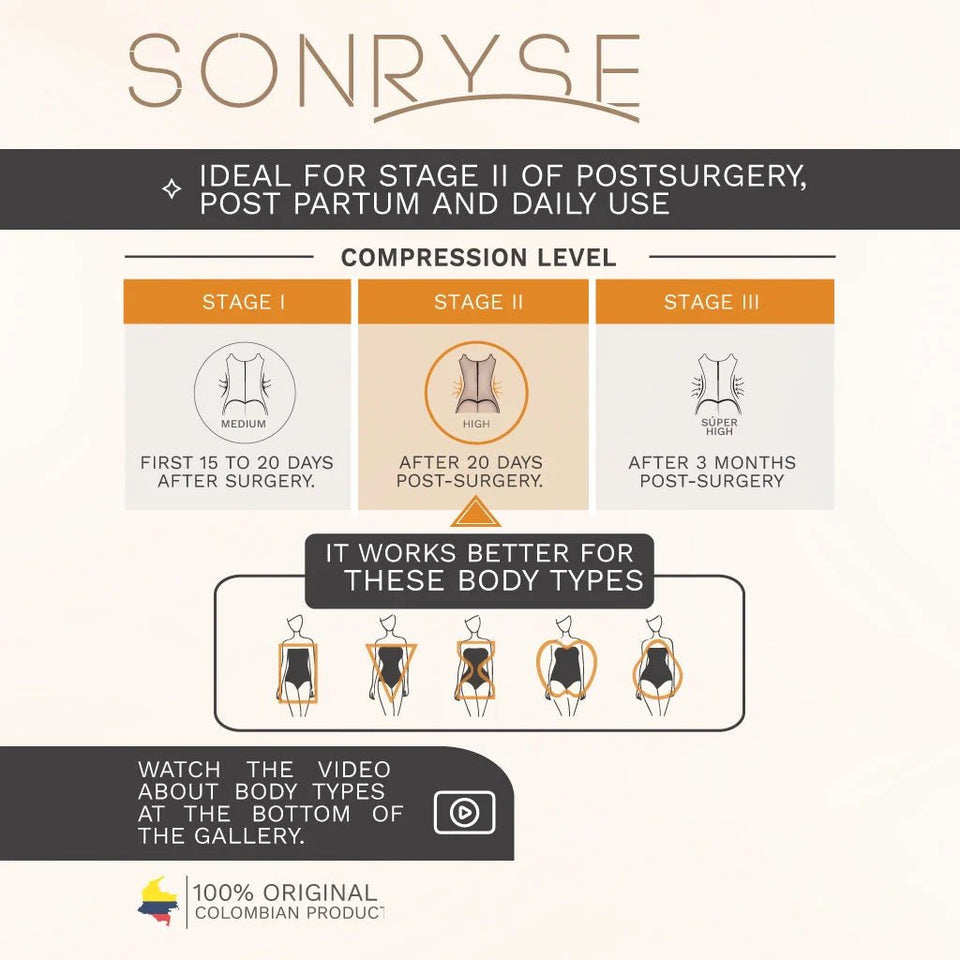 Sonryse 211 Extra Firm Shapewear for Women – Full Body Control - Colombian Shapewear | Siluets