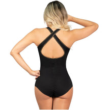 SONRYSE BDCR - 002 | Light Compression One Piece Bodysuit | Criss Cross Back for Women - Colombian Shapewear | Siluets