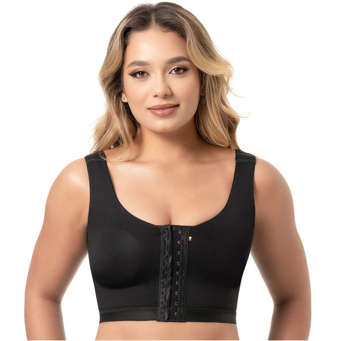 Sonryse M61BF Post Surgery Bra – Front Closure Compression Support for Breast Augmentation Recovery - Colombian Shapewear | Siluets
