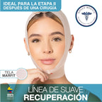 Sonryse MAC32VE Chin Compression Strap – Facial Post - Surgery Support for Double Chin & Facelift Recovery - Colombian Shapewear | Siluets