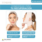 Sonryse MAC32VE Chin Compression Strap – Facial Post - Surgery Support for Double Chin & Facelift Recovery - Colombian Shapewear | Siluets