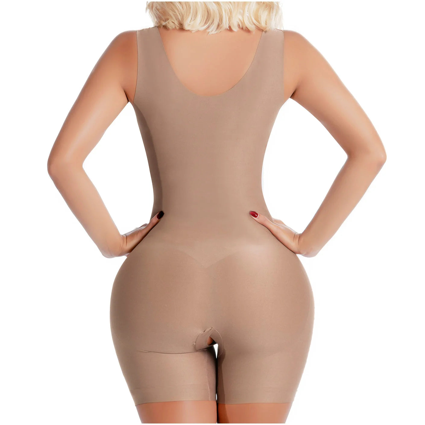 Sonryse SP33NC Colombian Shapewear for Women – Low Compression Short Faja with Open Bust & Ultra-Light Microfiber for Daily Use and Night Out