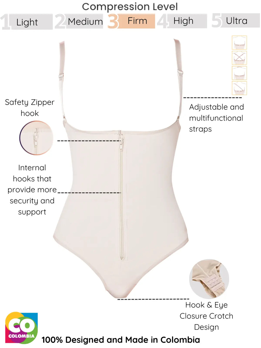 Siluet 1005 Strapless Panty Shapewear – Two Back Options: Powernet or Stretch Fabric Siluets