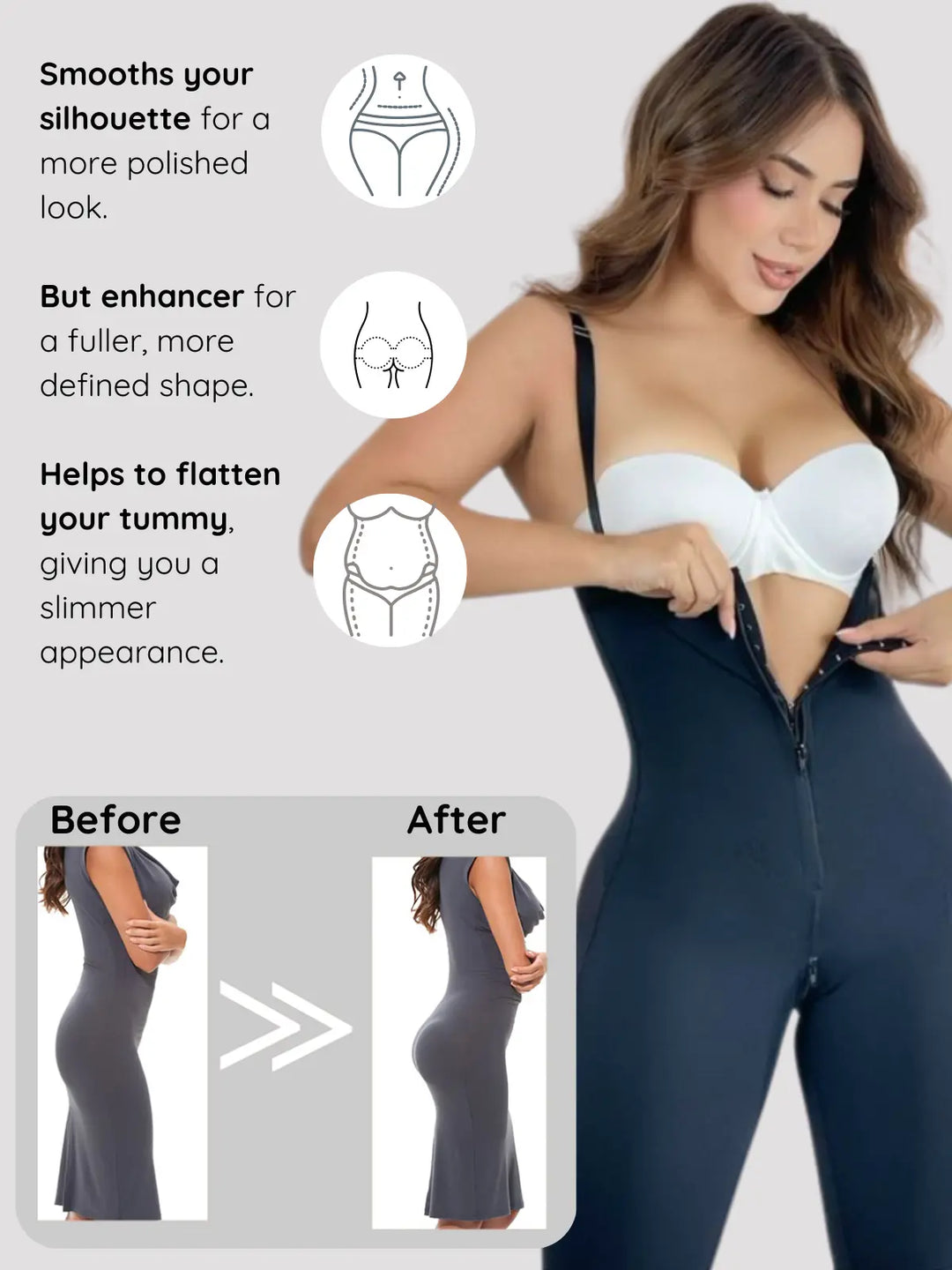 Siluet 1026 Total Body Sculpting Bodysuit – Full Control & Everyday Versatility. Siluets