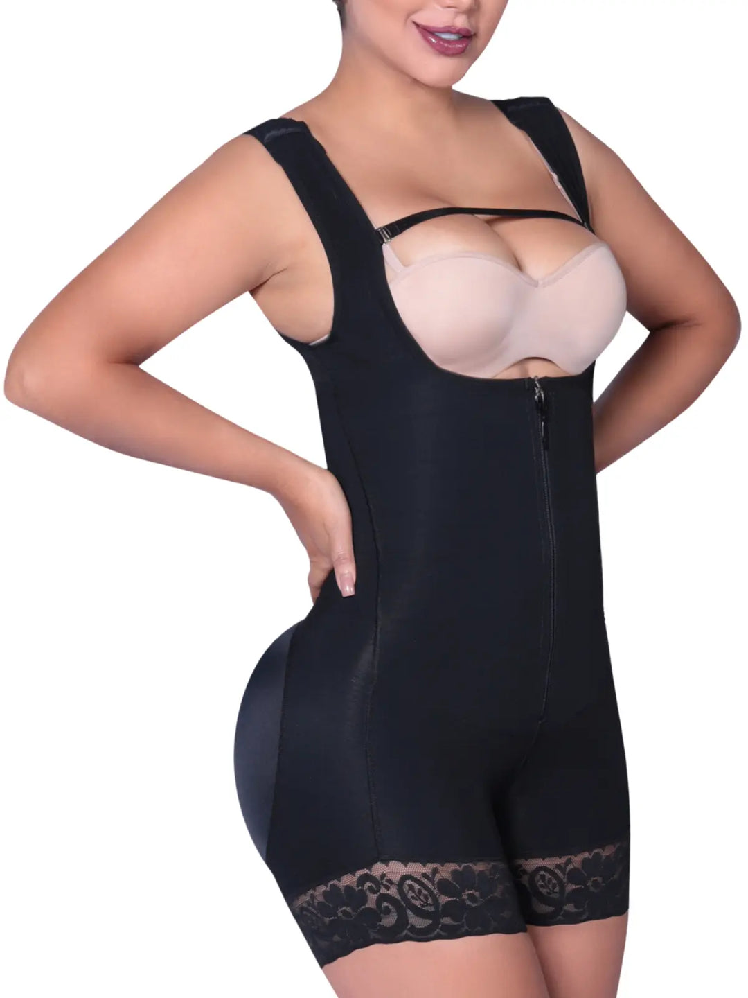 Siluet 1028 Bodysuit Slimming Shaper with Latex – Full Body Control & Everyday Comfort Siluets